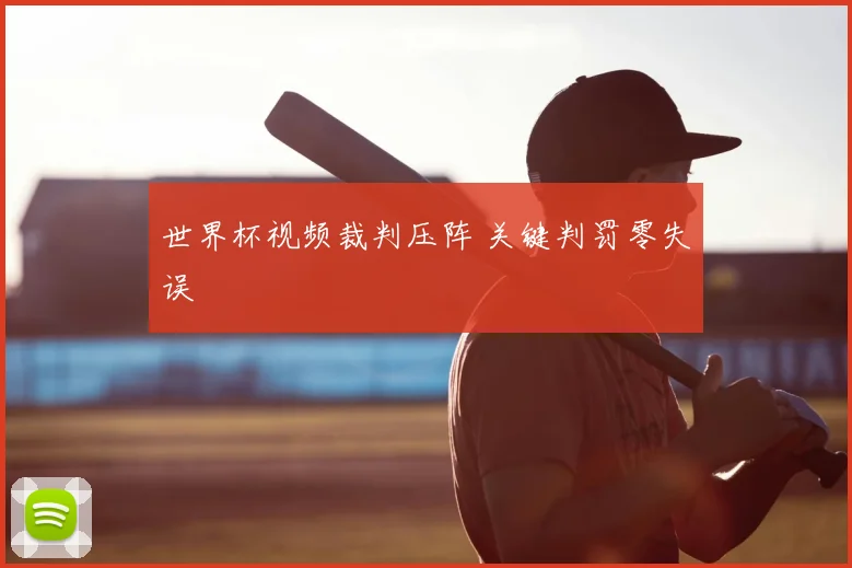 世界杯视频裁判压阵 关键判罚零失误
